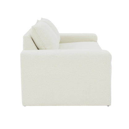 Kelly Cream Boucle Loveseat