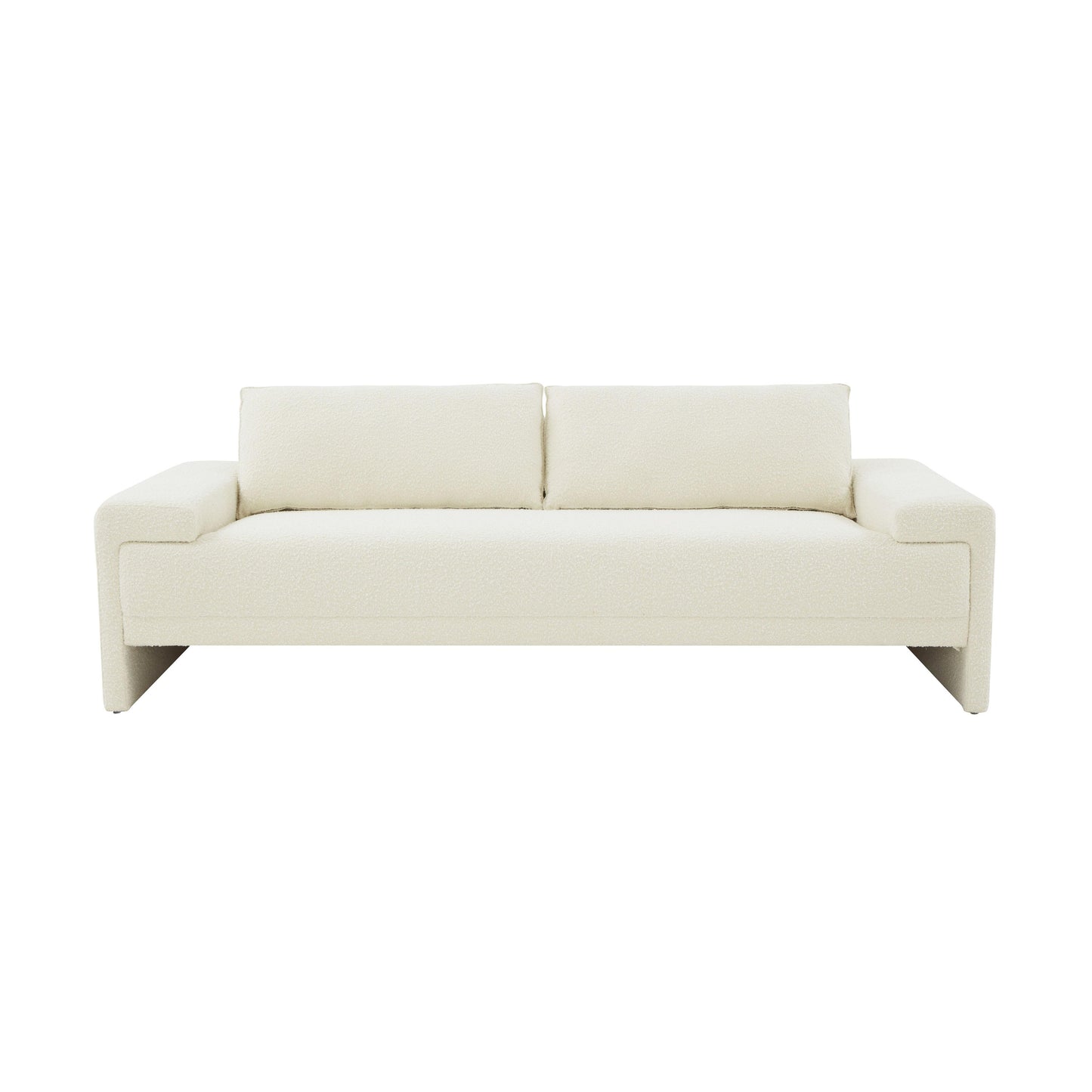 kelly cream boucle sofa