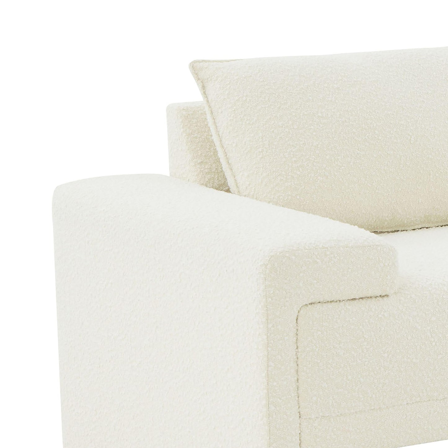 kelly cream boucle sofa