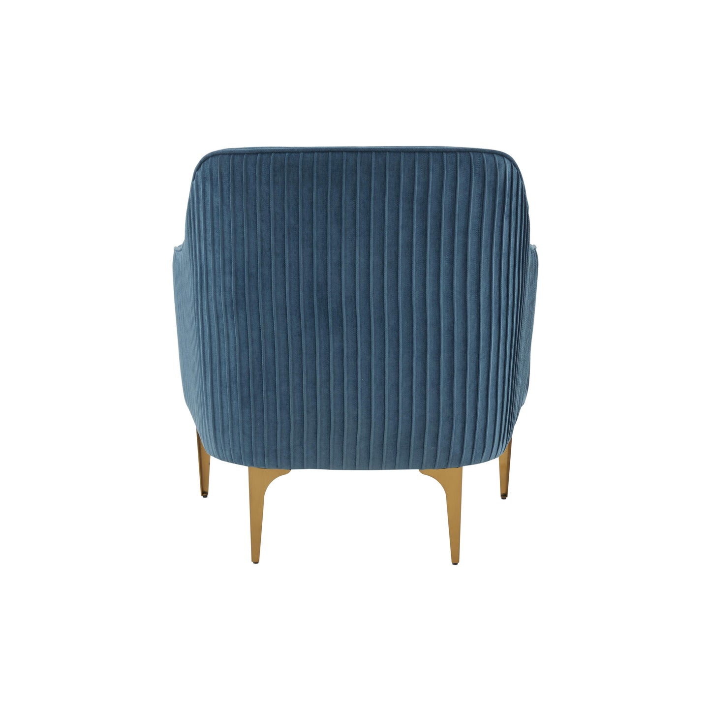 lana blue velvet accent chair