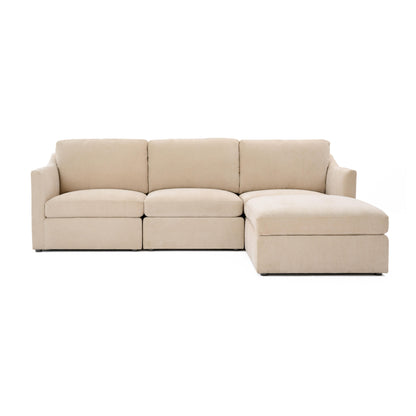 Libre Beige Modular Small Chaise Sectional
