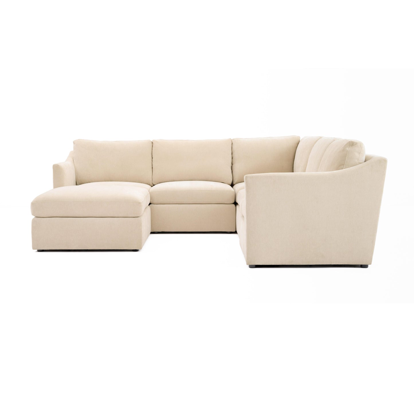 libre beige modular chaise sectional