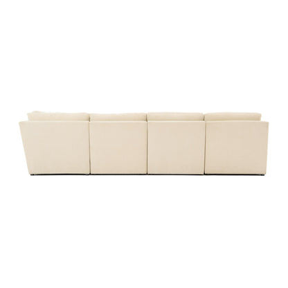 Libre Beige Modular Large Chaise Sectional