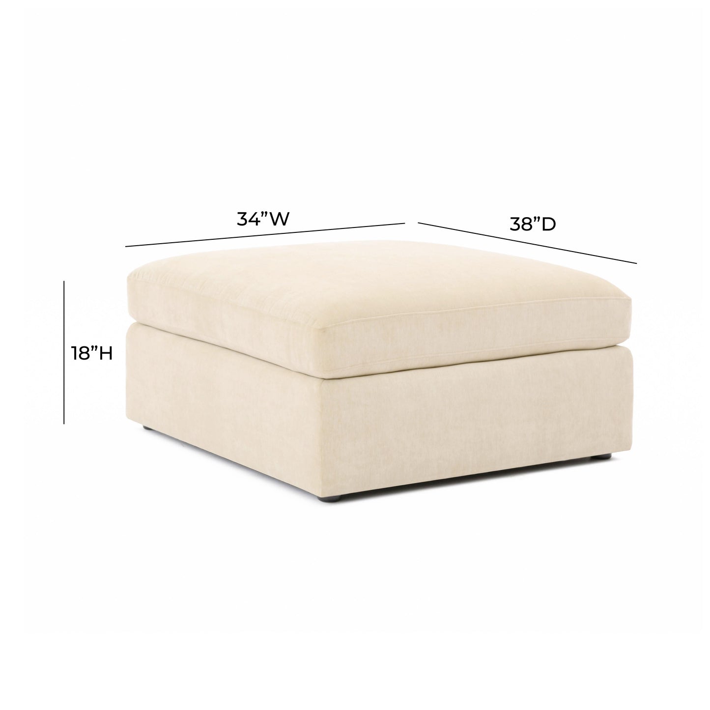 libre beige ottoman