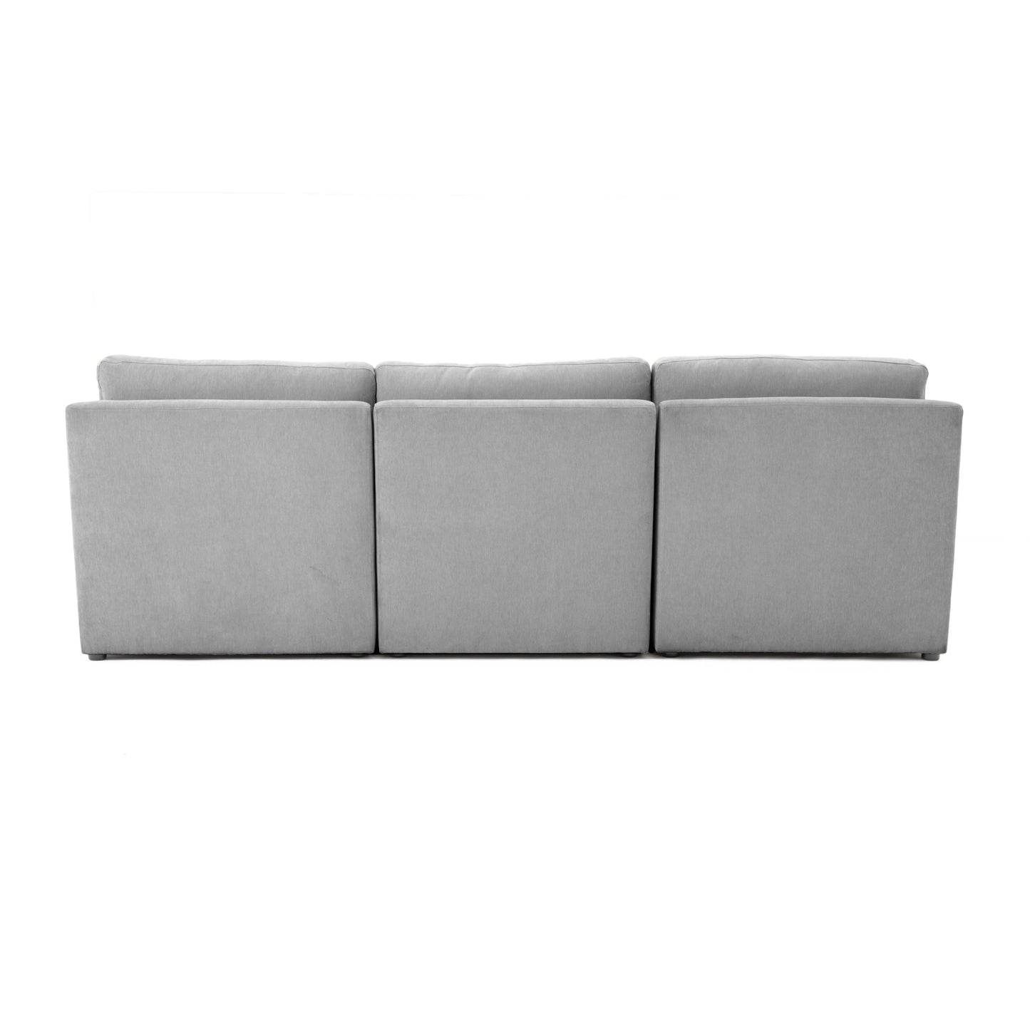 libre gray modular small chaise sectional