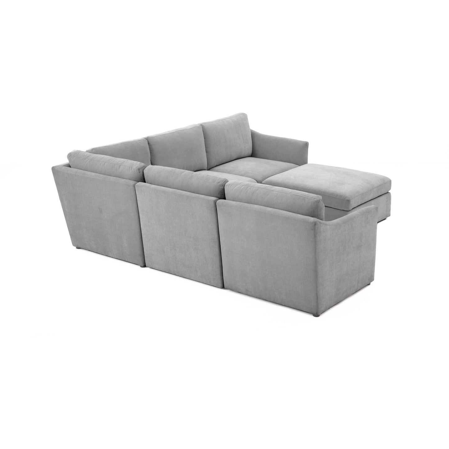 libre gray modular chaise sectional