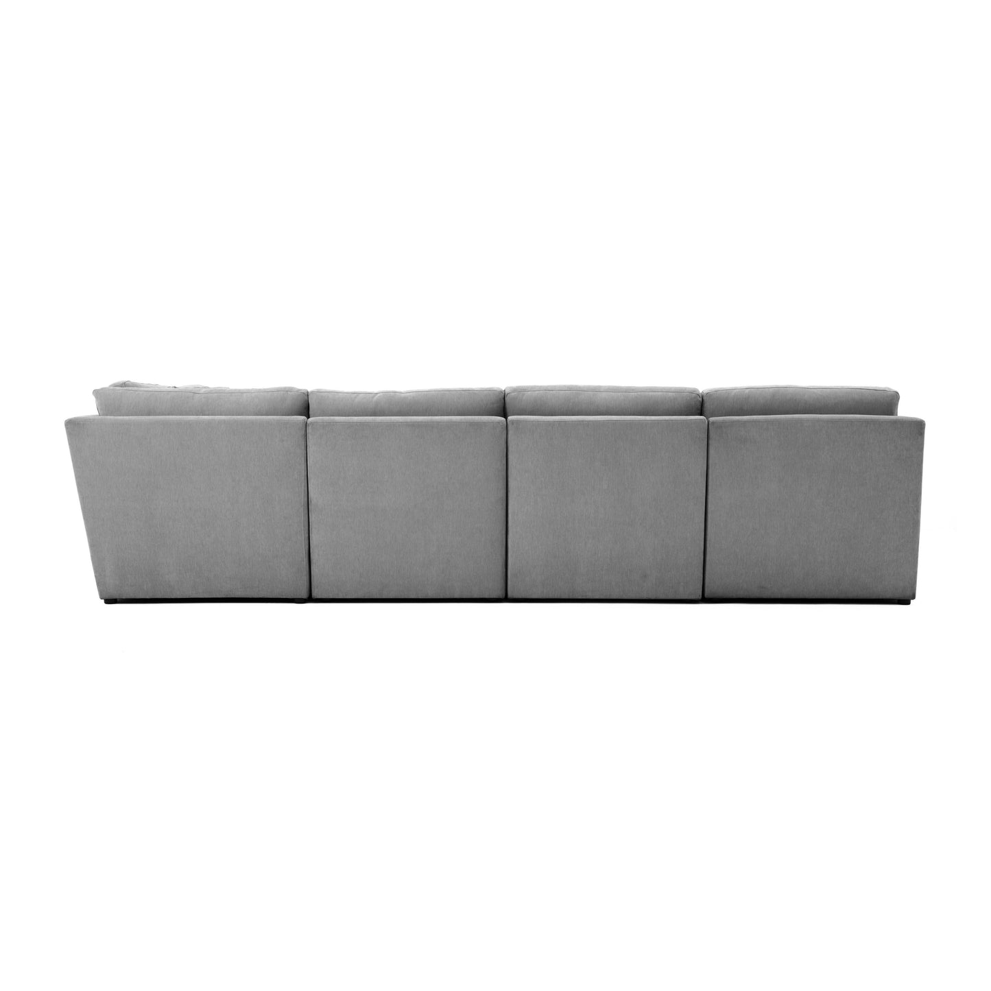 libre gray modular large chaise sectional