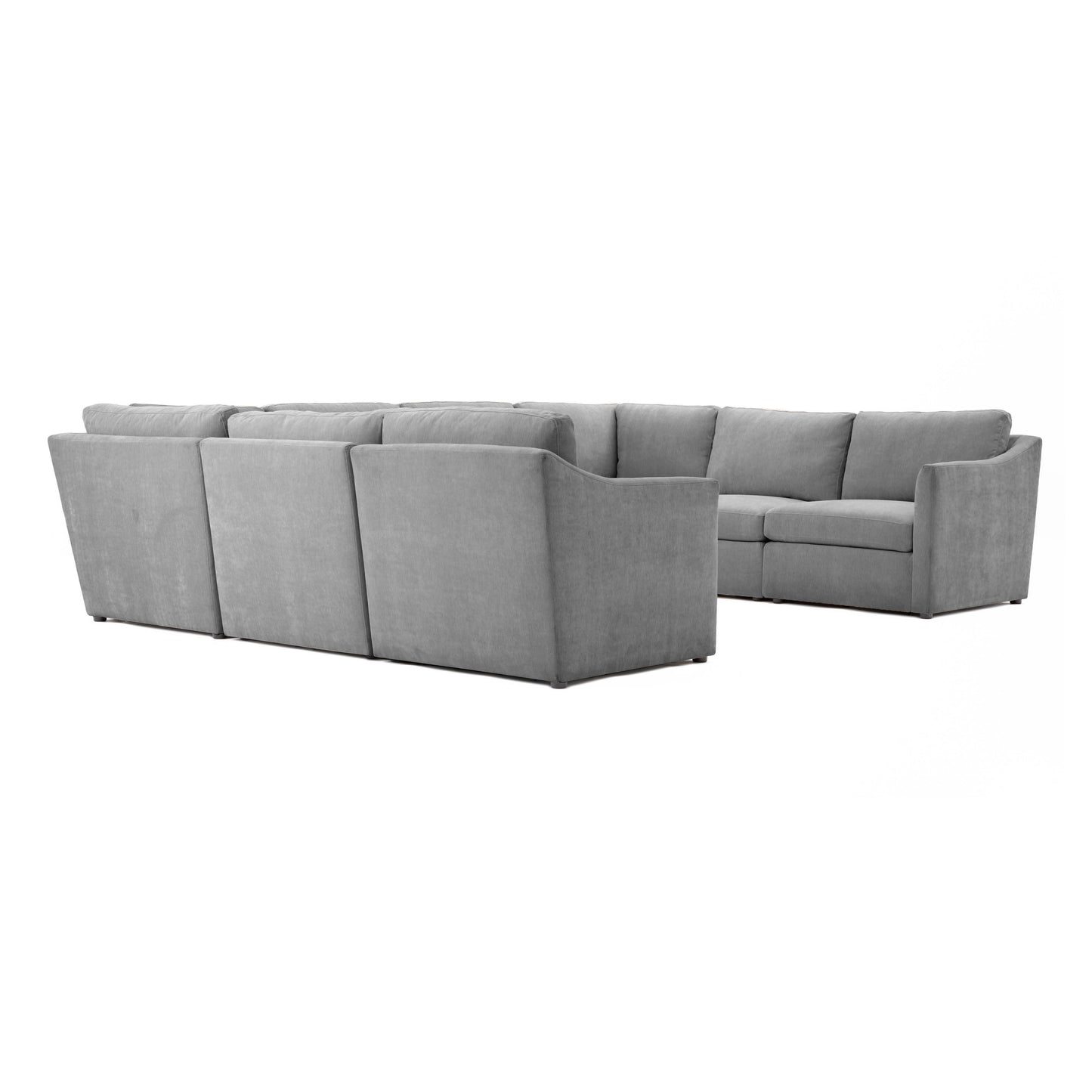 libre gray modular u sectional