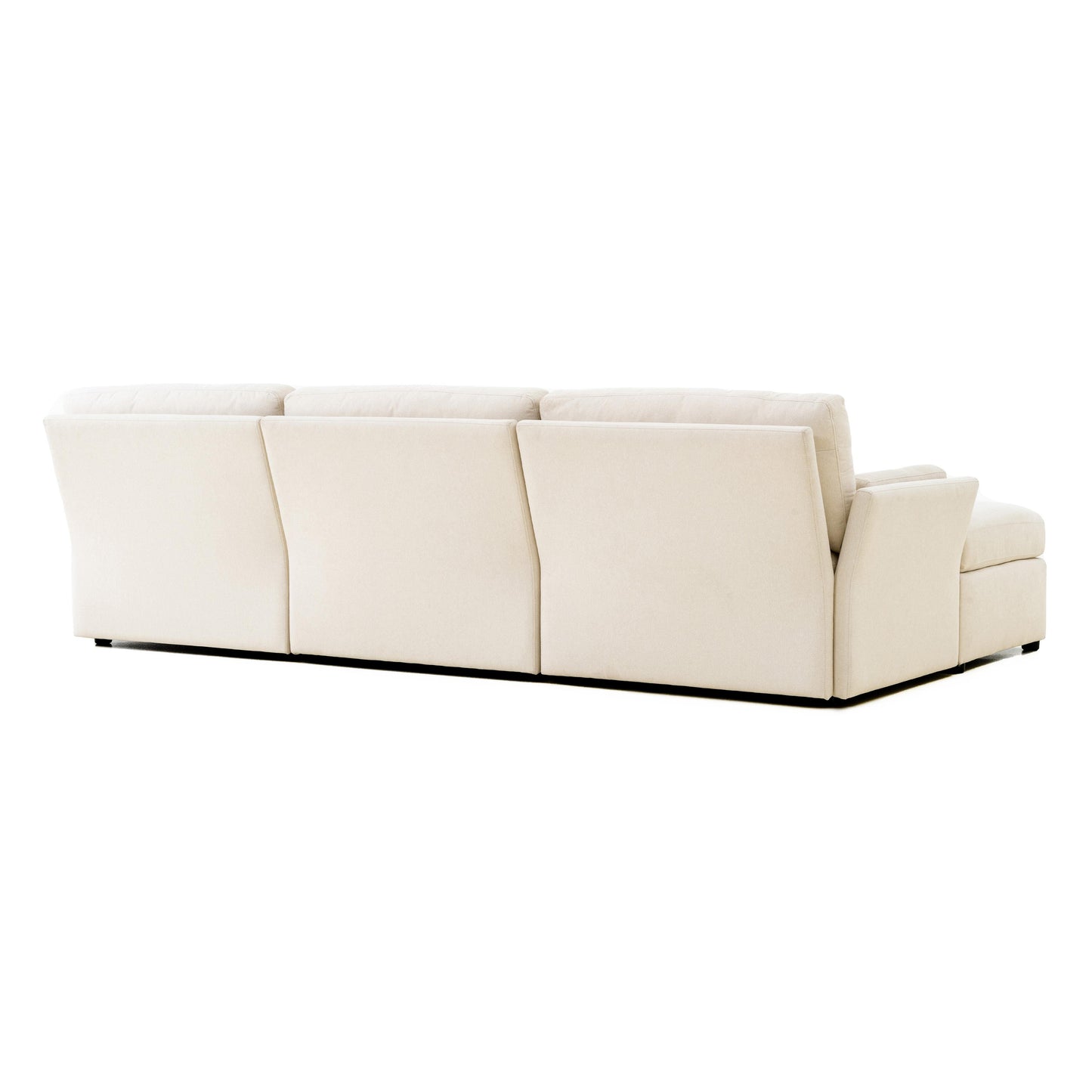 ariana cream chaise sectional