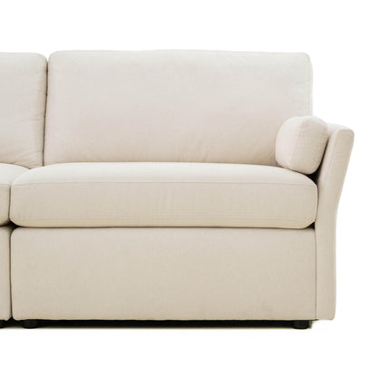 Ariana Cream Chaise Sectional