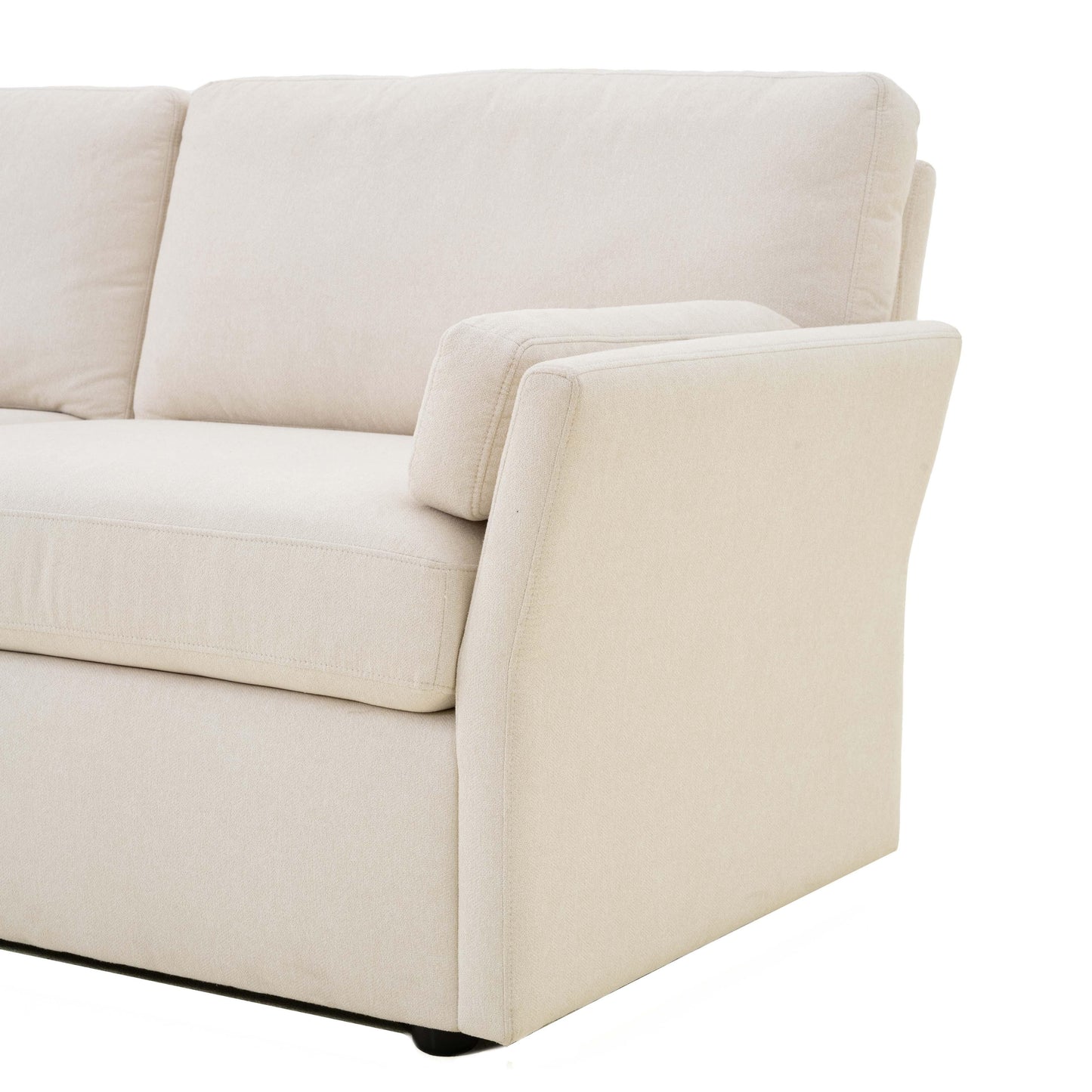 ariana cream chaise sectional