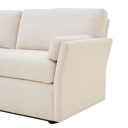 Ariana Cream Chaise Sectional