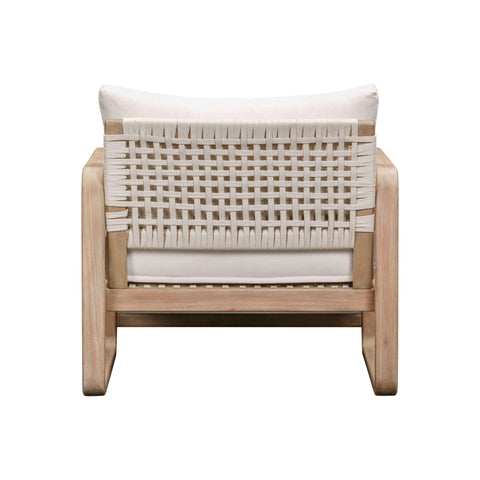 Camille Ravenna Cream Performance Fabric Outdoor Accent Chair - image 4