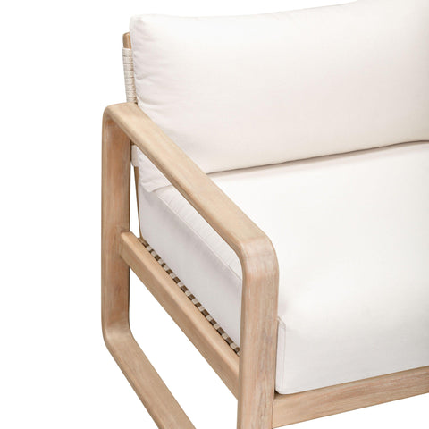 Camille Ravenna 84" Cream Performance Fabric Outdoor Sofa - image 5