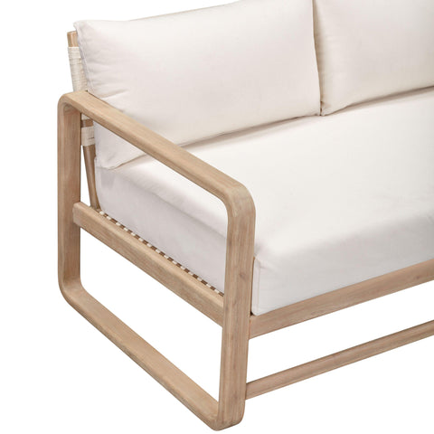 Camille Ravenna 84" Cream Performance Fabric Outdoor Sofa - image 6