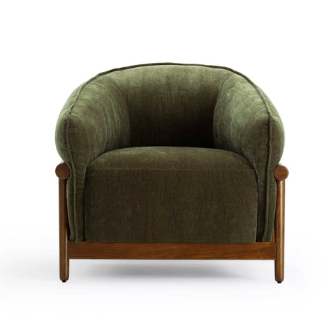 Delphine Rivoli Upcycled Contract-Grade Chenille Accent Chair - image 3