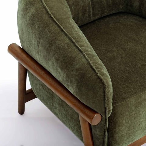 Delphine Rivoli Upcycled Contract-Grade Chenille Accent Chair - image 5