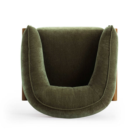 Delphine Rivoli Upcycled Contract-Grade Chenille Accent Chair - image 7