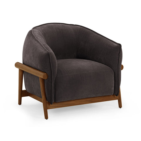Delphine Rivoli Upcycled Contract-Grade Chenille Accent Chair - image 1