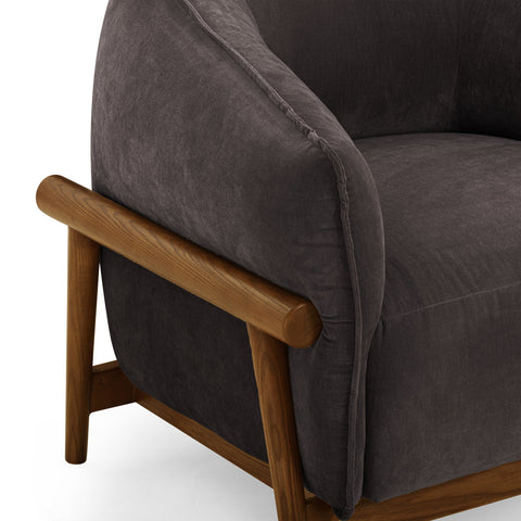 Delphine Rivoli Upcycled Contract-Grade Chenille Accent Chair - image 5