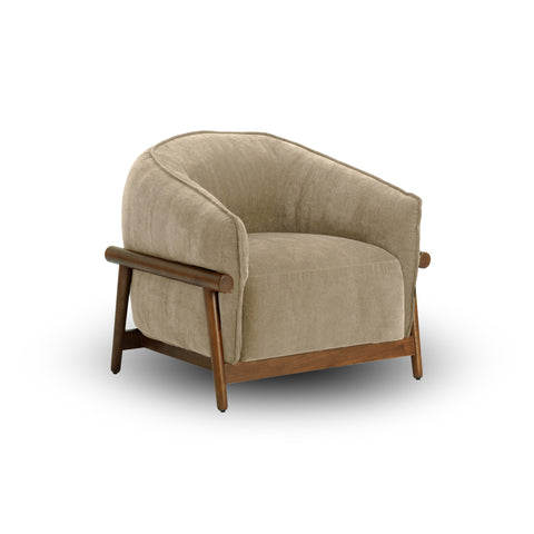 Delphine Rivoli Upcycled Contract-Grade Chenille Accent Chair - image 1