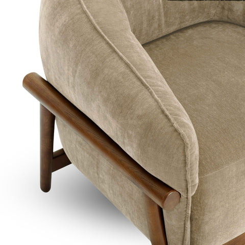 Delphine Rivoli Upcycled Contract-Grade Chenille Accent Chair - image 5