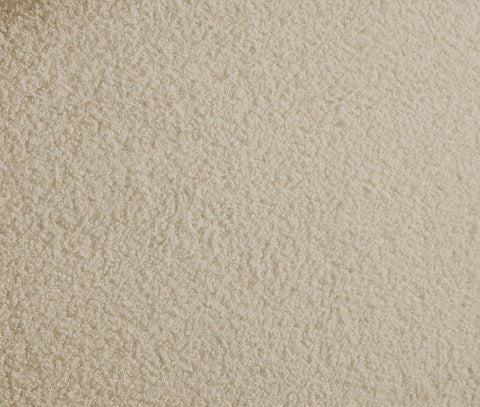 Ollie Beige Teddy Fabric Full Bed F