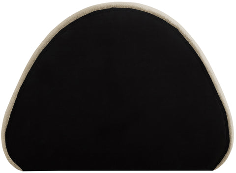 Ollie Beige Teddy Fabric Twin Bed T