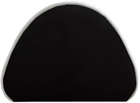 Ollie Cream Teddy Fabric Twin Bed T