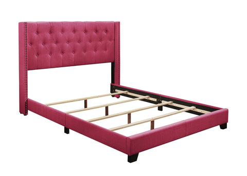Thorne KING BED W/PINK FABRIC