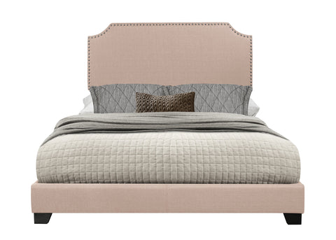 Kaylene QUEEN BED W/BEIGE FABRIC,3A