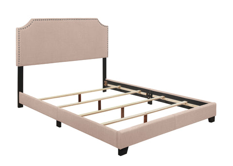 Kaylene KING BED W/BEIGE FABRIC,3A