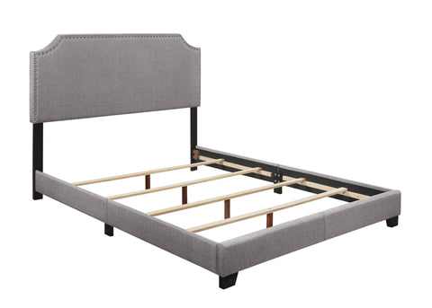Kaylene QUEEN BED W/GREY FABRIC,3A