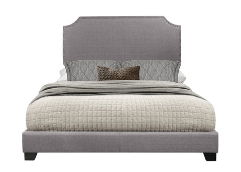 Kaylene KING BED W/GREY FABRIC,3A