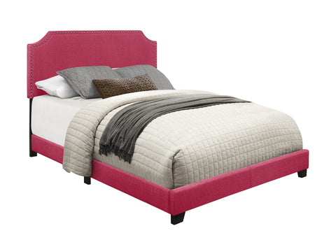Kaylene KING BED W/PINK FABRIC,3A