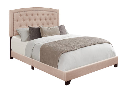 Helena KING BED W/BEIGE FABRIC
