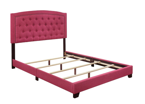 Helena KING BED W/PINK FABRIC