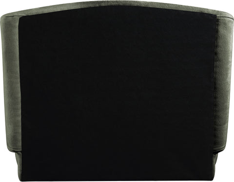Farrah Green Chenille Fabric Upholstered Twin Bed, 1 Piece (Style 2)