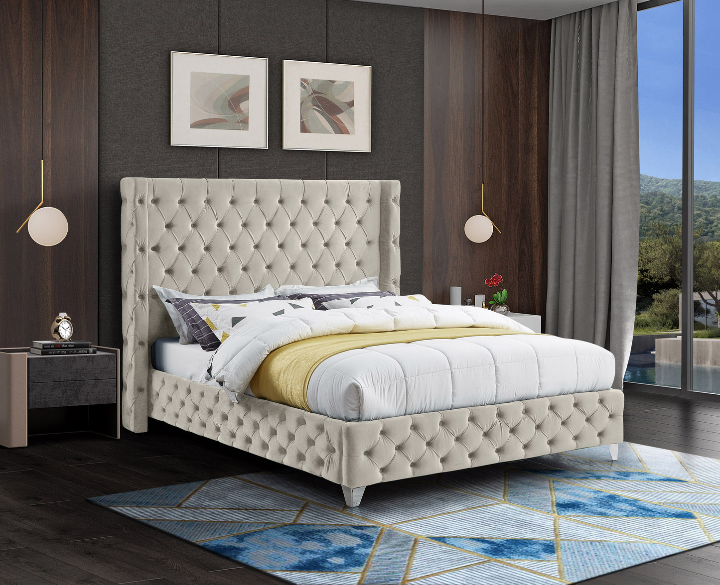 queen bed