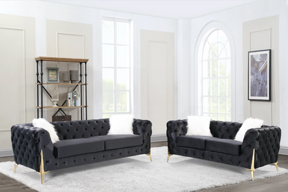 Sabina Black Living Room Collection