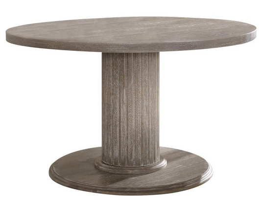 Evander Dining Table, Reclaimed Gray Finish