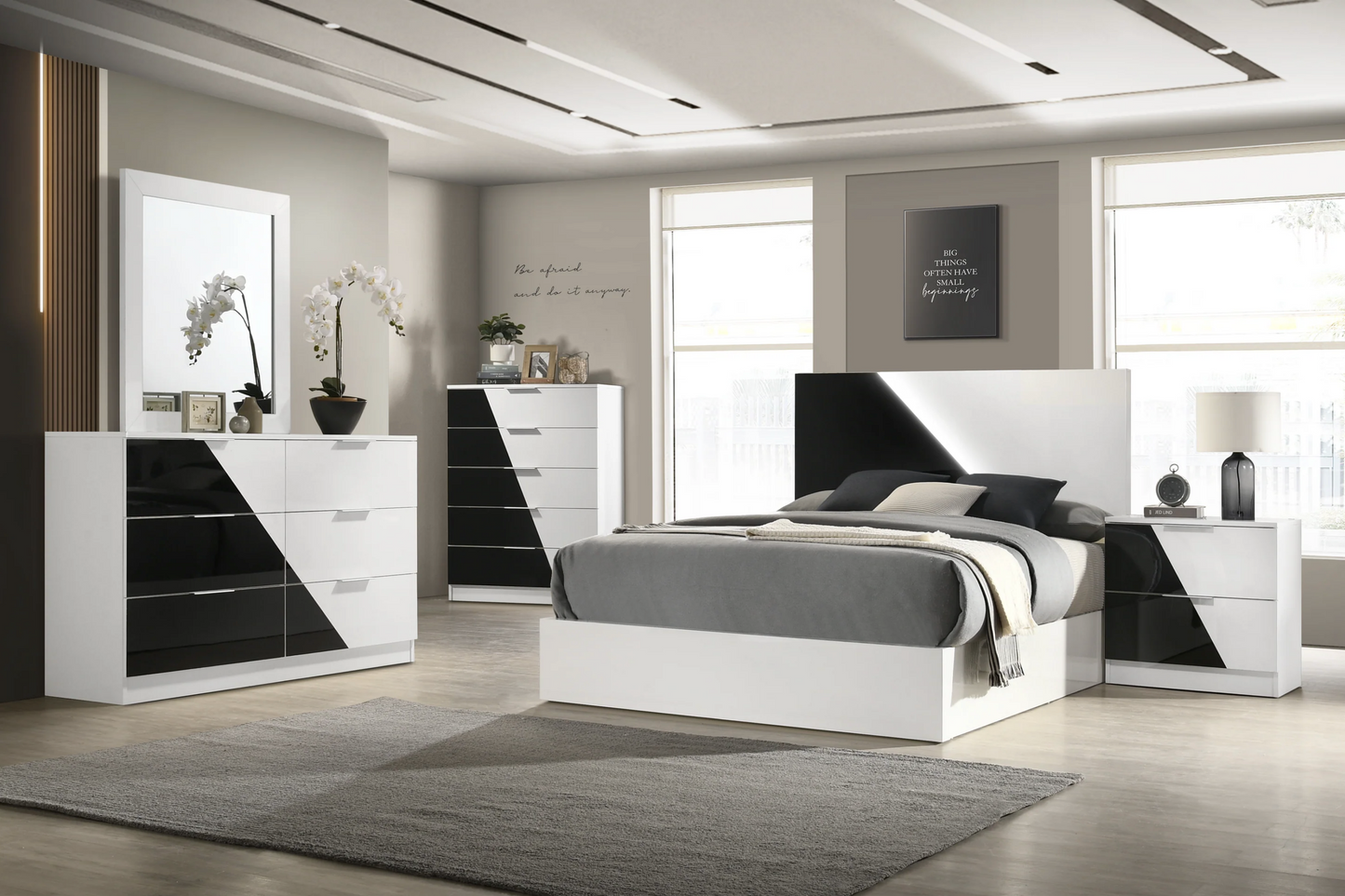 miami queen bedroom collection