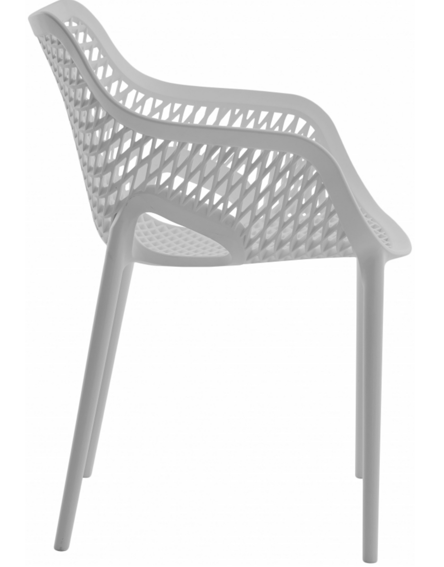 jayce grey outdoor patio dining arm chair grey (set of 4)