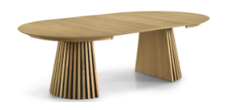 saint extendable dining table - natural