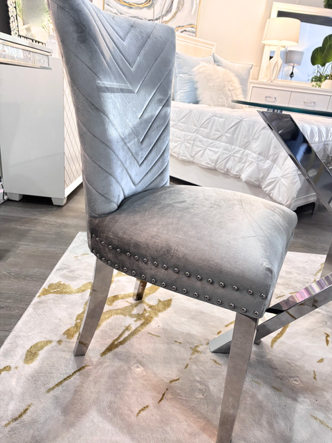 Leonora Round Glass Dining Set