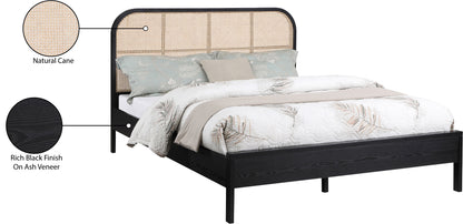 Abbington Black Ash Wood Full Bed (3 Boxes) F