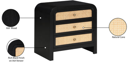 Abbington Black Night Stand NS