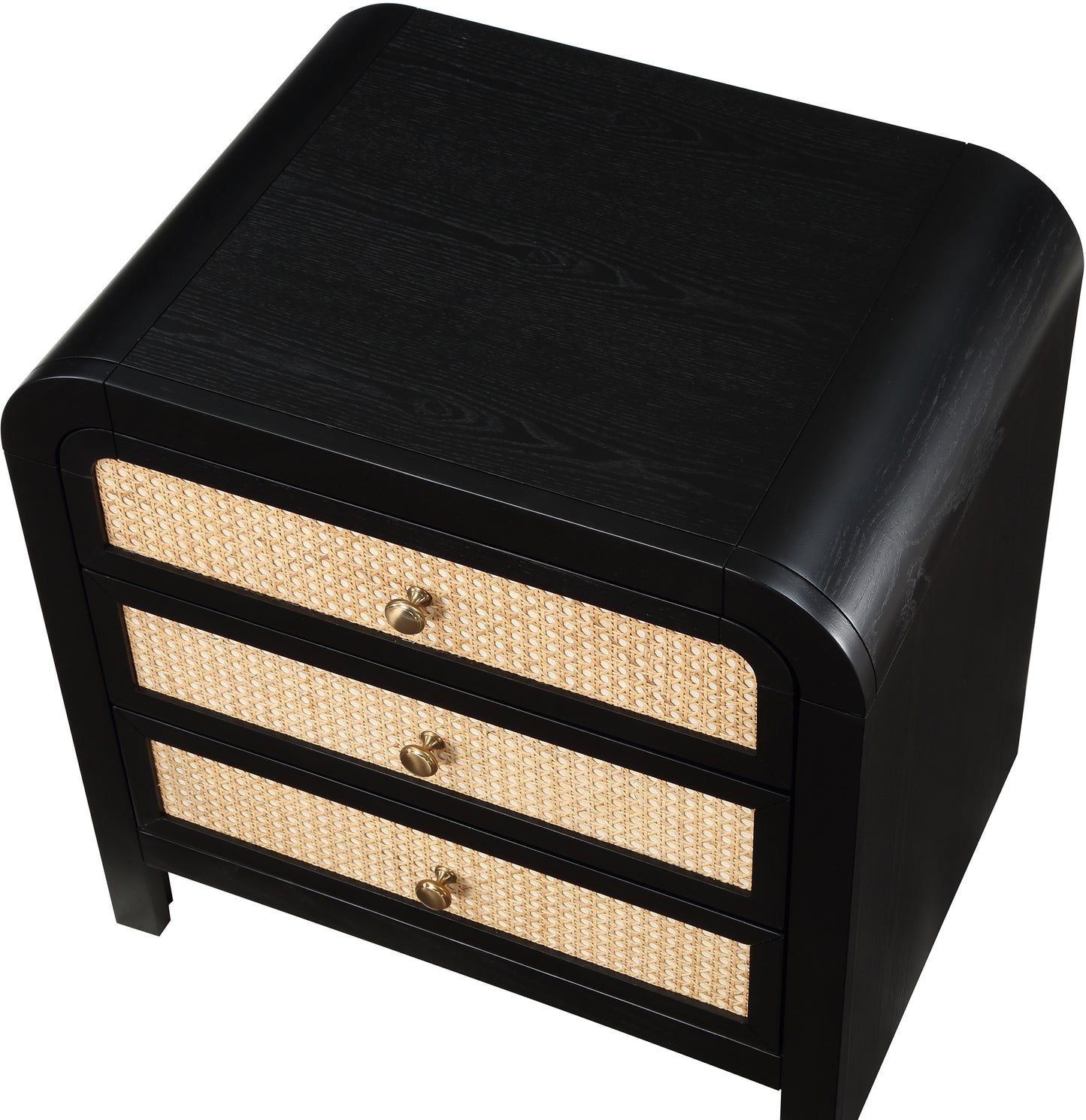 abbington black night stand ns