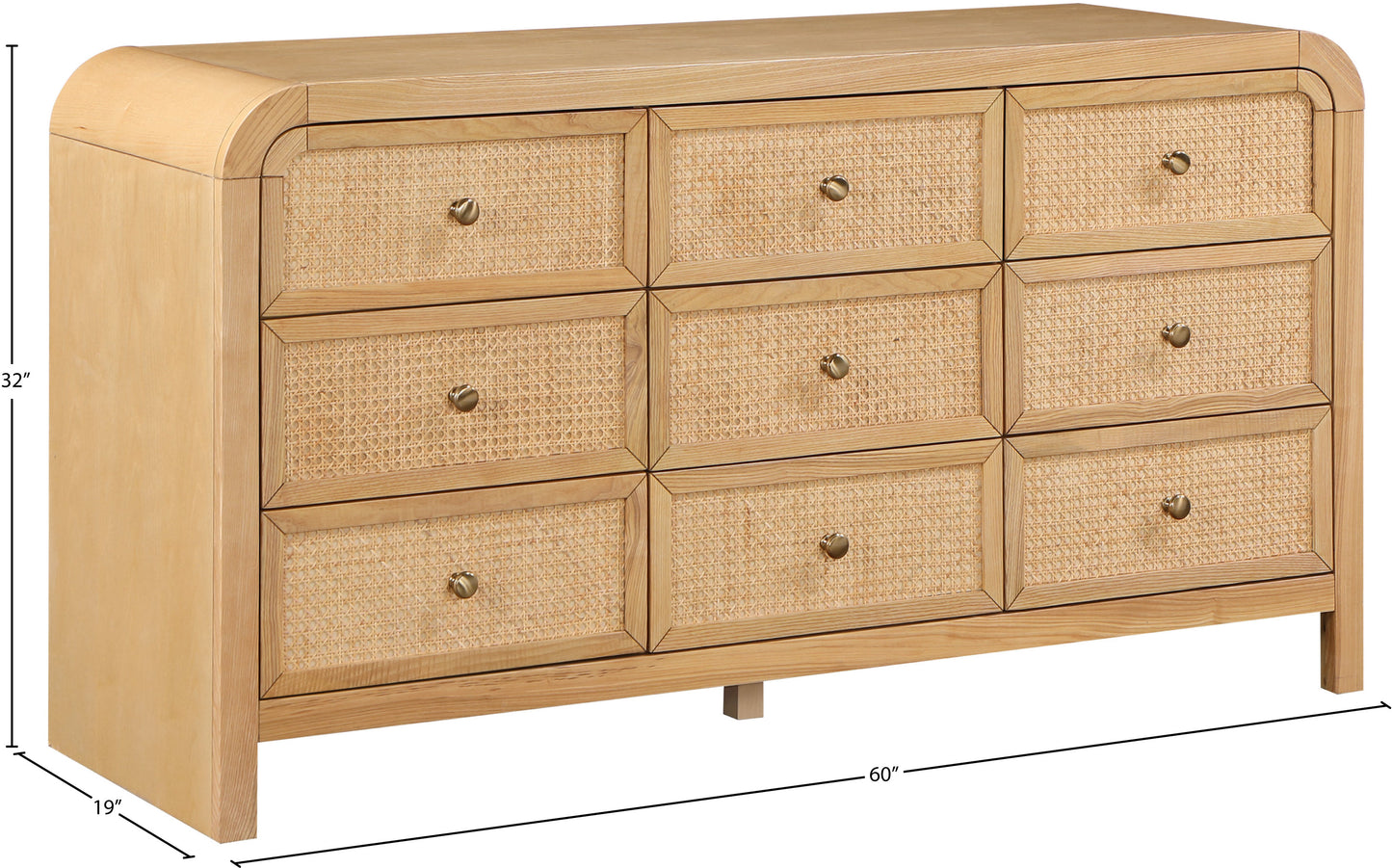 abbington natural dresser d