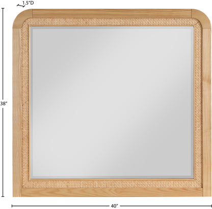 Abbington Natural Mirror M